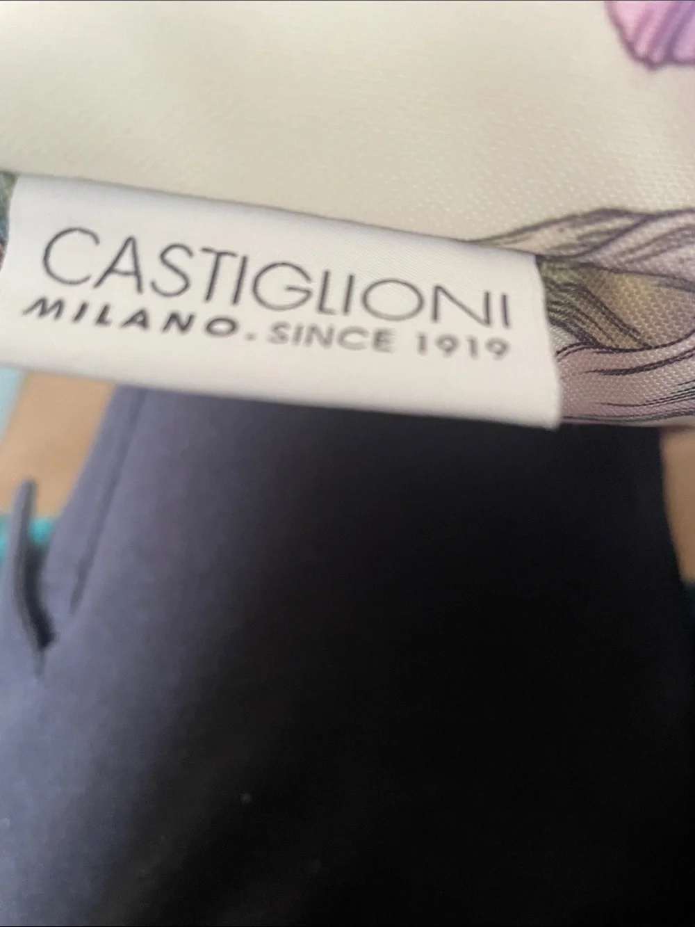 Castiglioni Milano Made in Italy Floral Decorative Pillow
